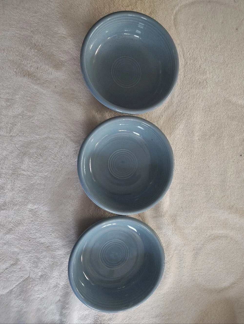 Fiestaware Periwinkle Blue Bowl 5 1/2” Set Of 3
